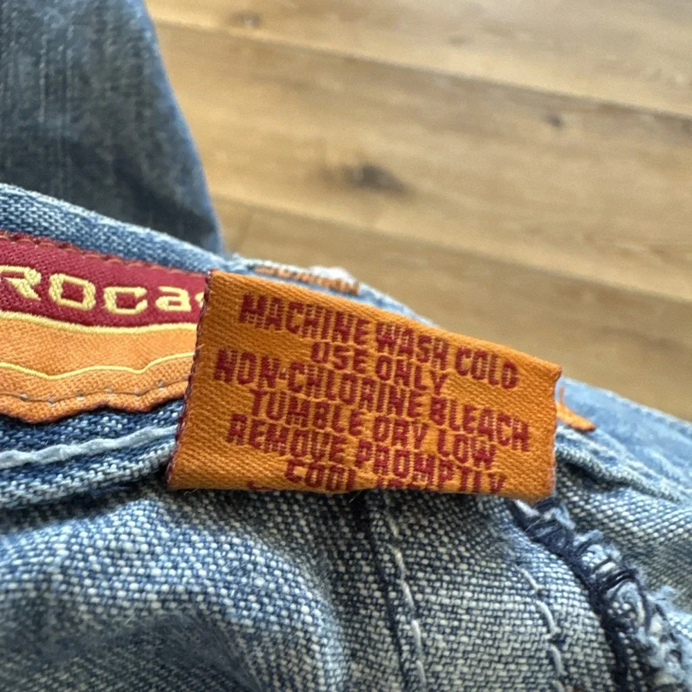 Vintage Rocawear‎ Jeans Mens 36 x 32 Loose Fit Denim Y2K Baggy Wide Leg Skater